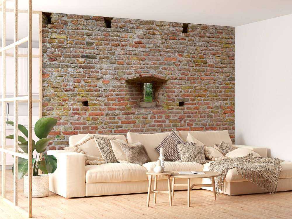 Muro della città con vista attraverso