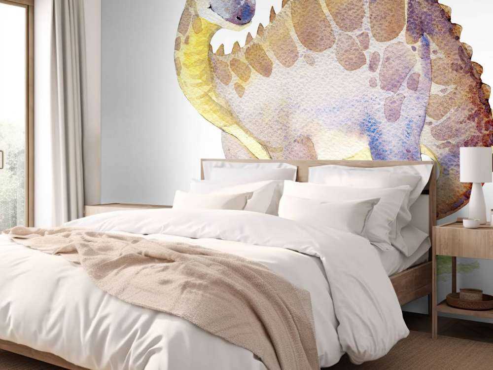 Dinosauro da acquerello