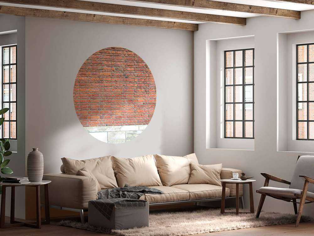 Mattoni con calcestruzzo vecchio 