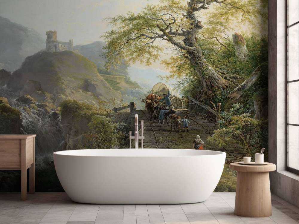 Paesaggio montano vicino a Düsseldorf