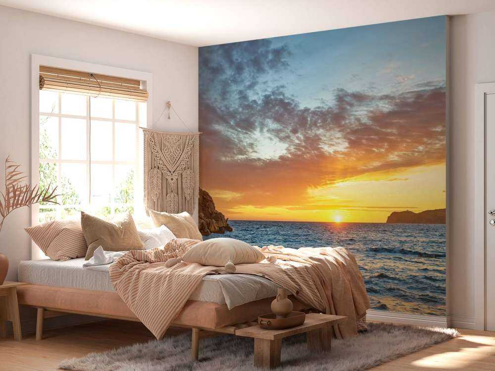 Tramonto su un'isola