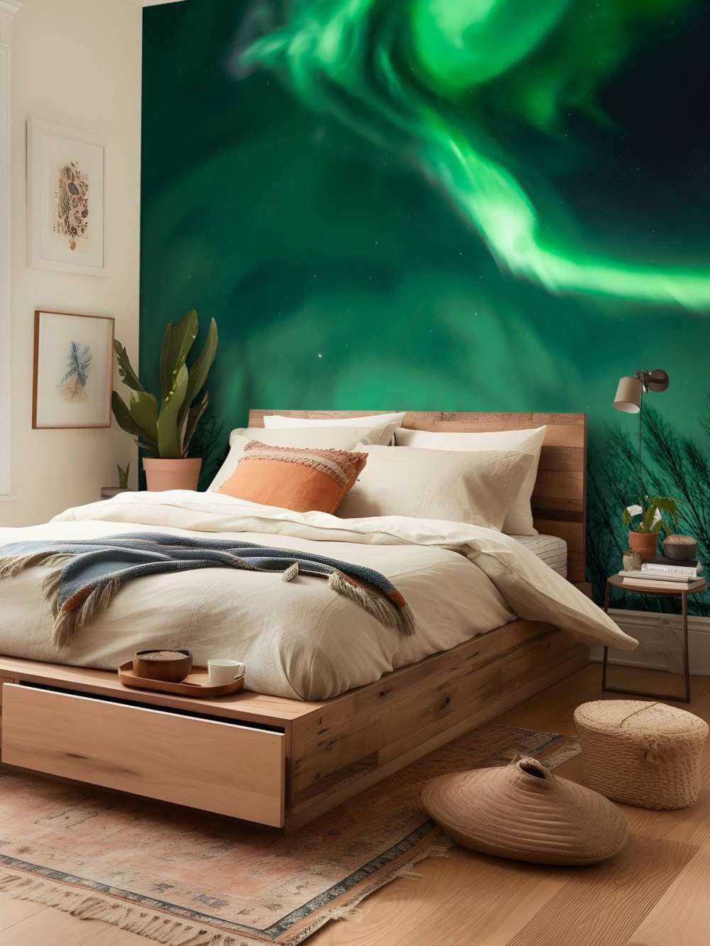 Aurora boreale a spirale