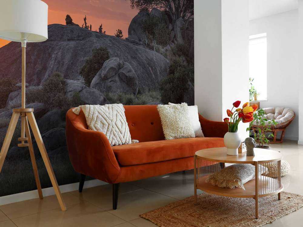 Tramonto sulla savana