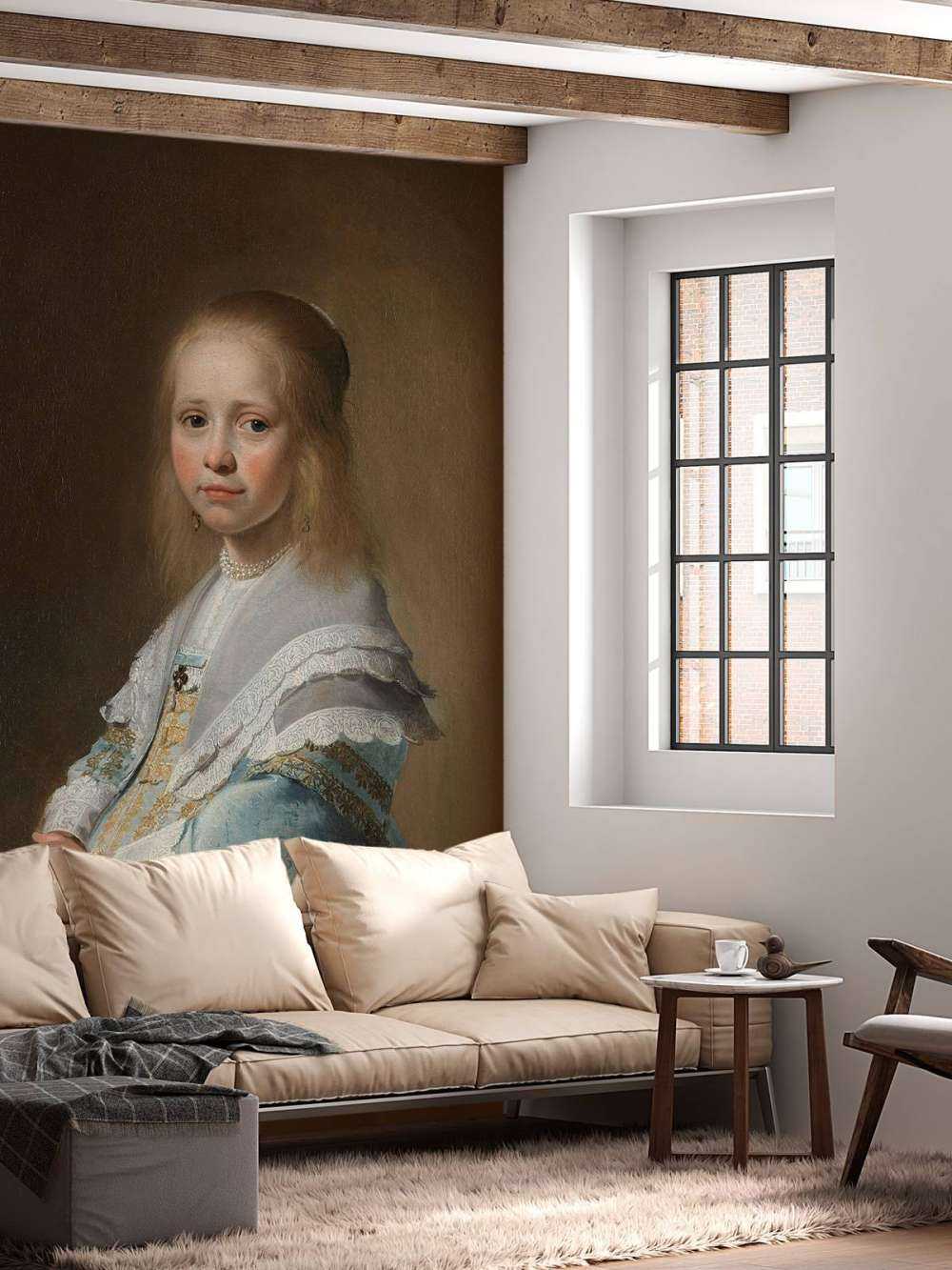 Ritratto di ragazza in blu