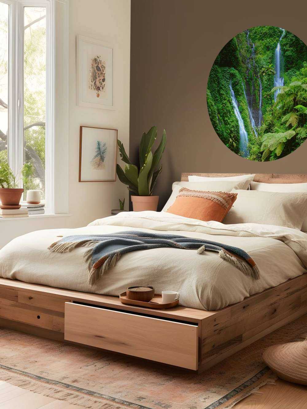 Giungla verde e cascate