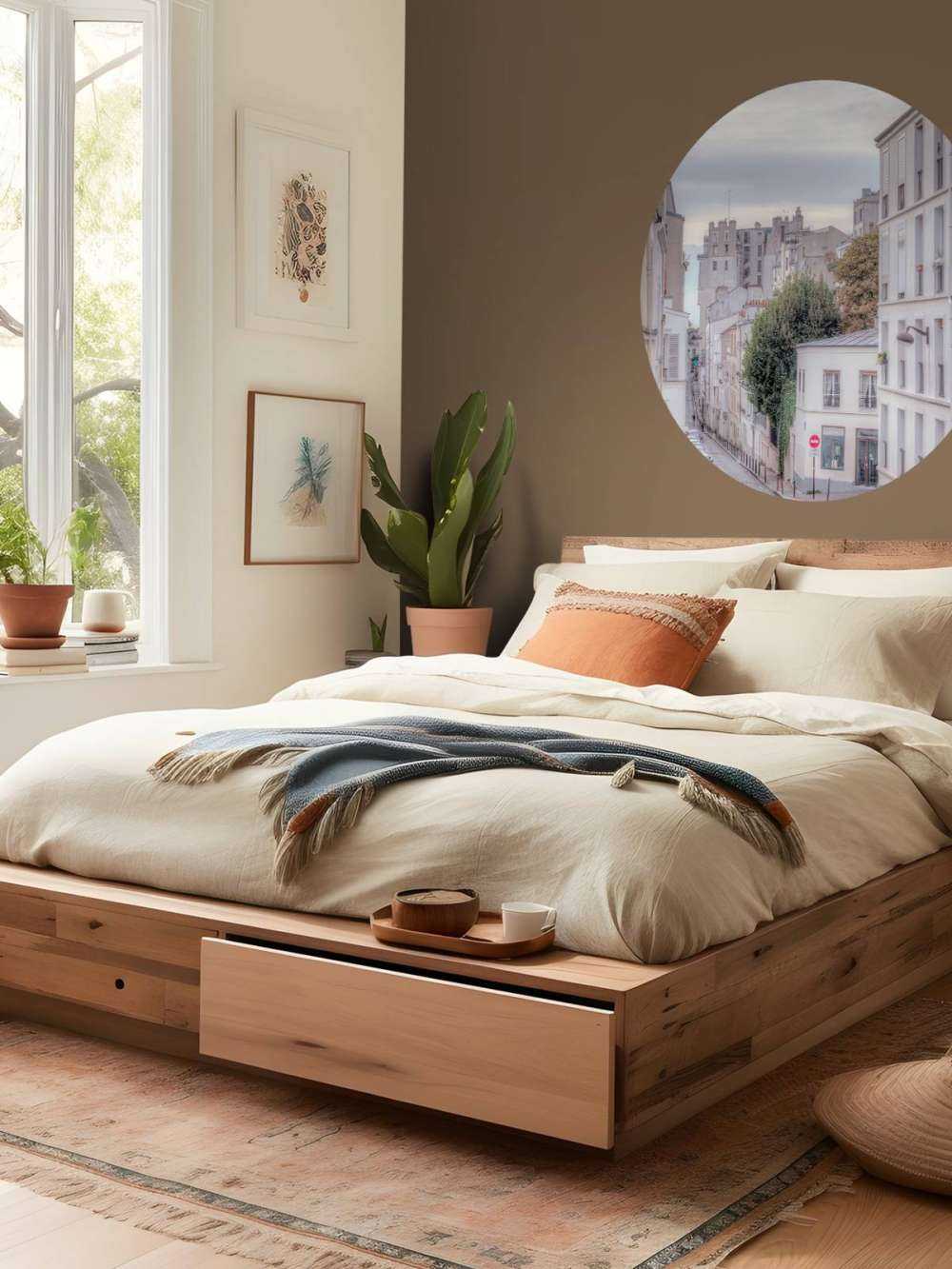 View of streets in Paris, France