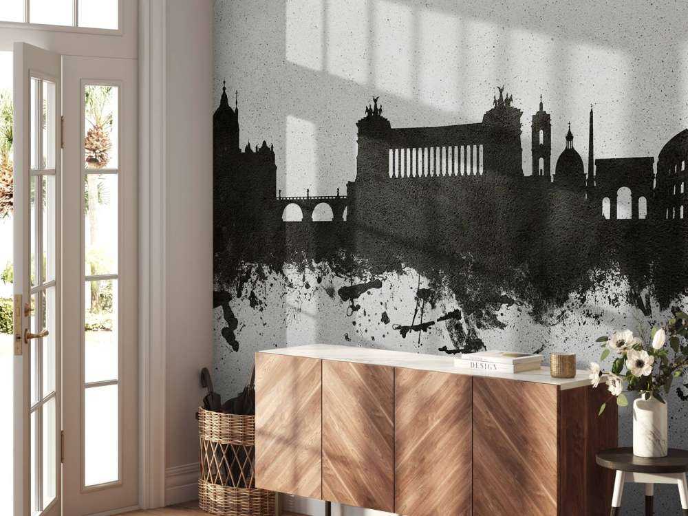 Acquerello skyline, Roma