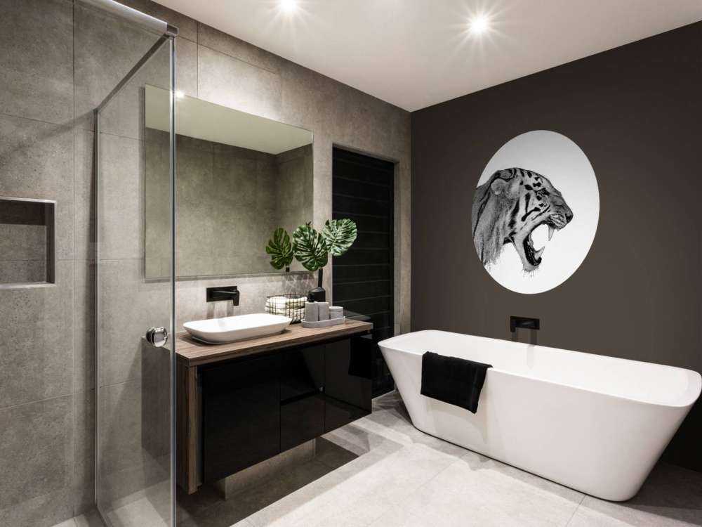 Tigre ruggente bianca