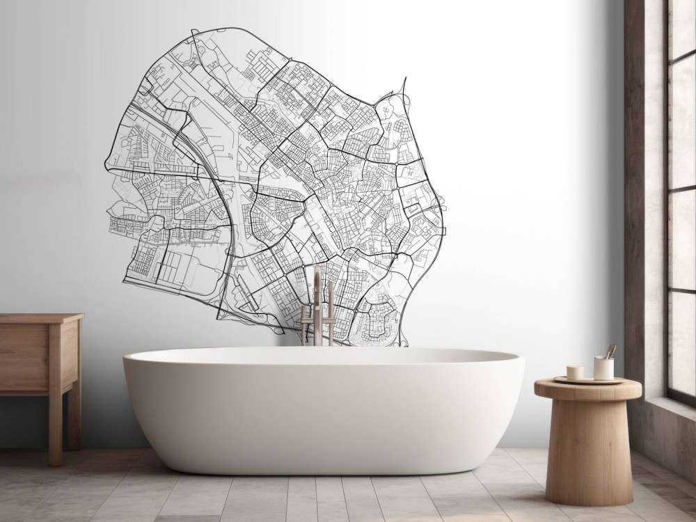 Mappa di Utrecht, bianco