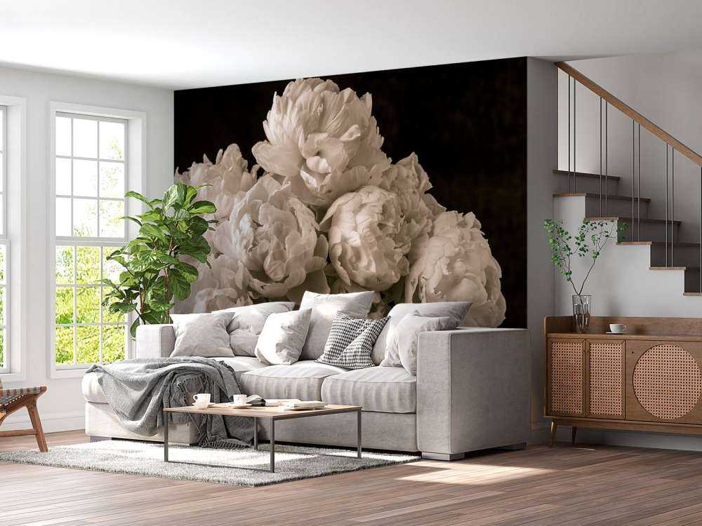 Mazzo di peonie vintage