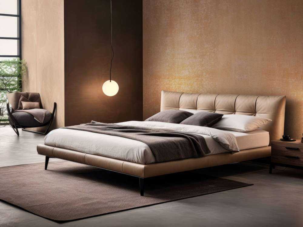 Calcestruzzo color terracotta con linee morbide