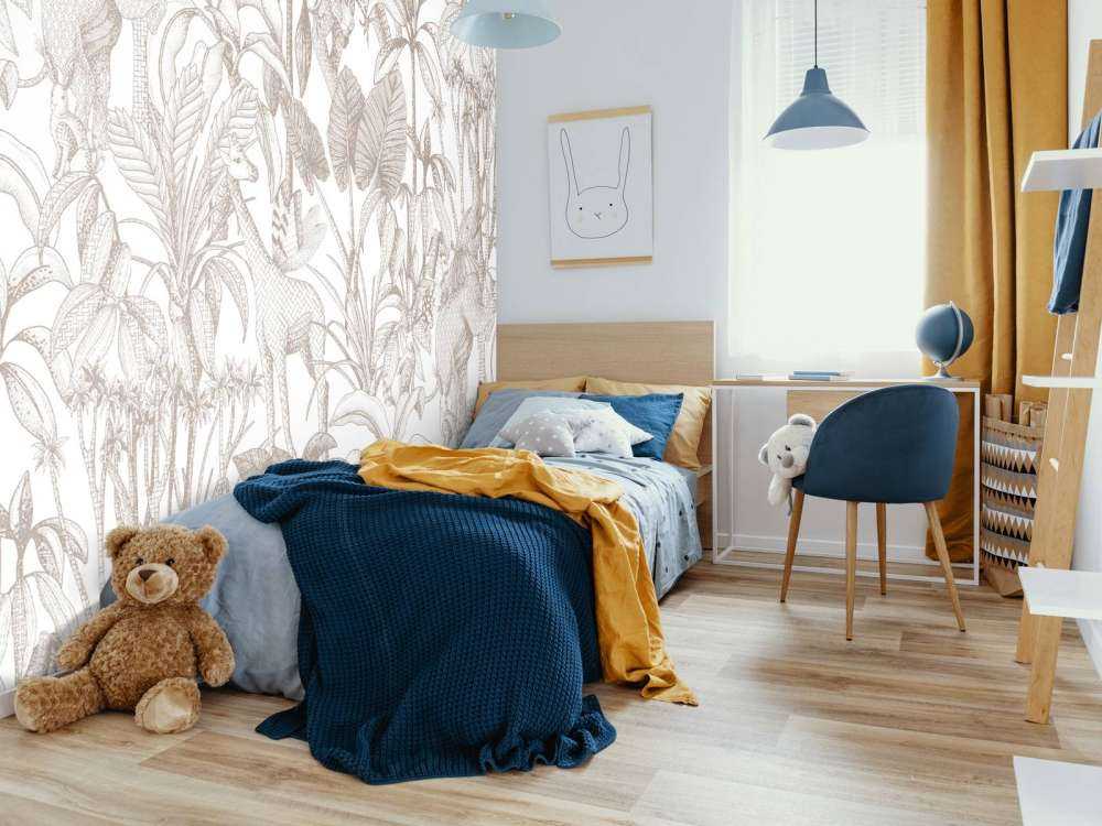 Animali tra le palme taupe