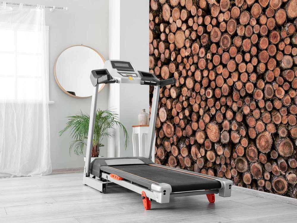 Grande mucchio di tronchi