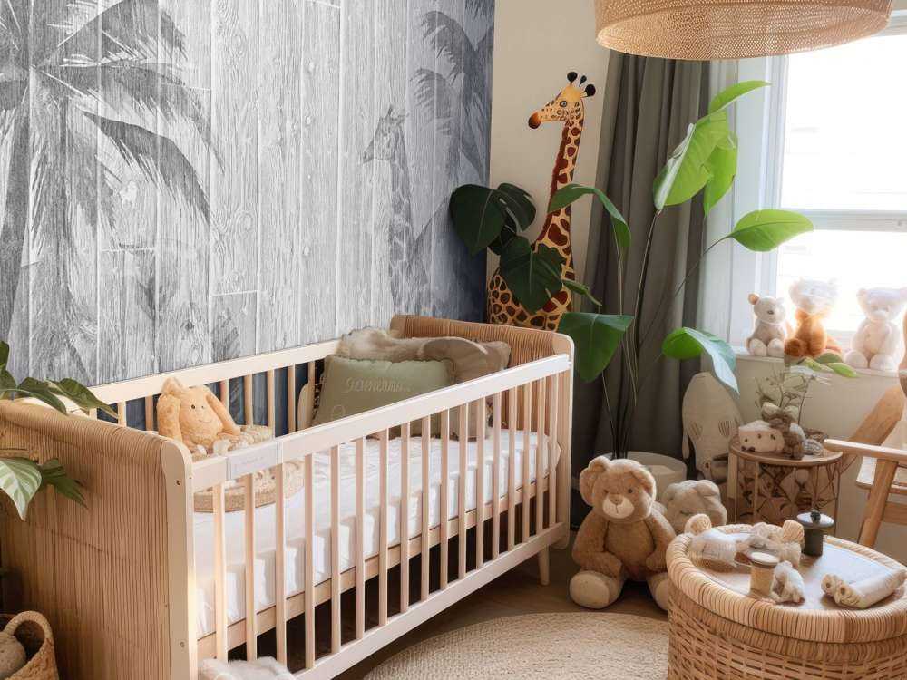 Animali della giungla su legno