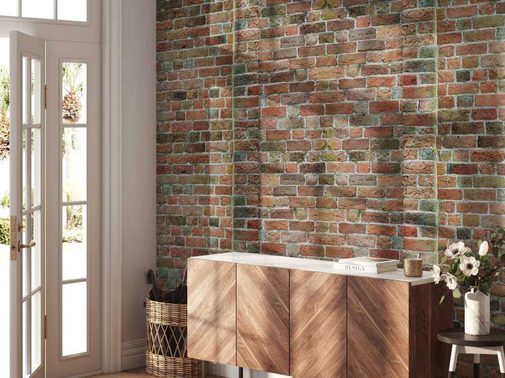 Vecchio muro con archi