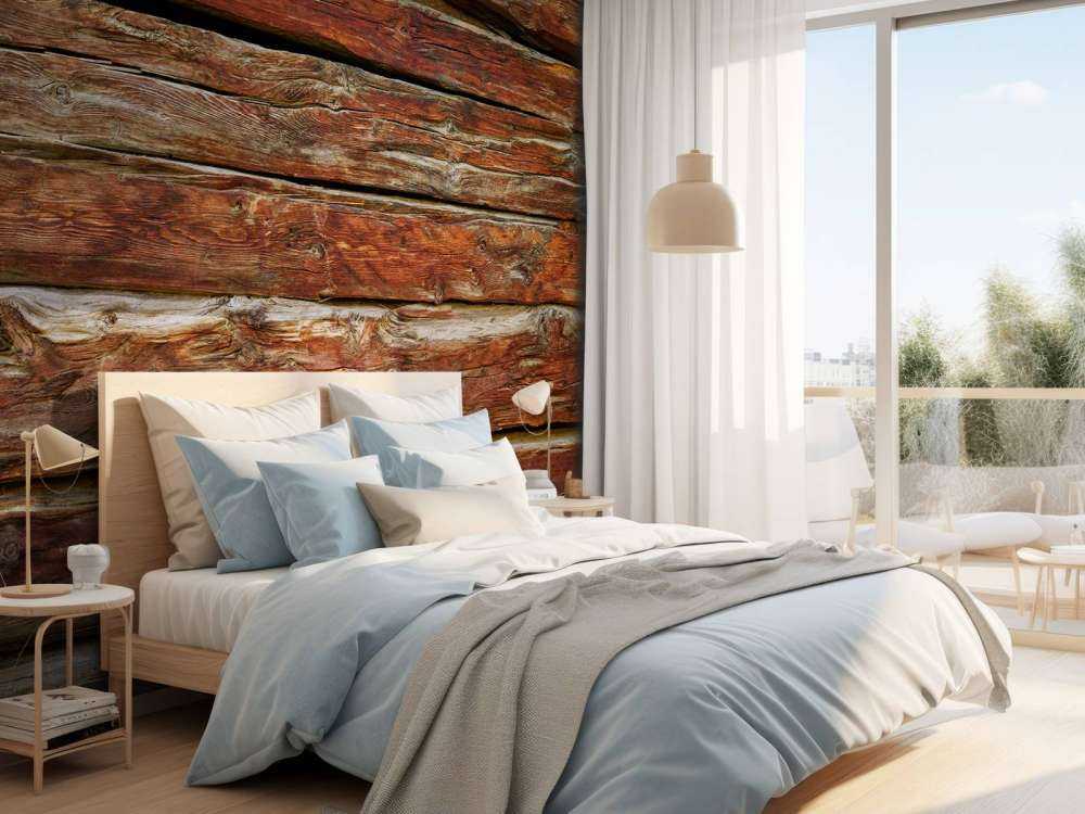 Assi di legno grezzo