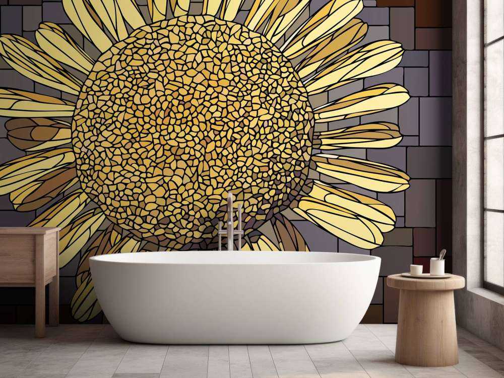 Fiore di camomilla giallo