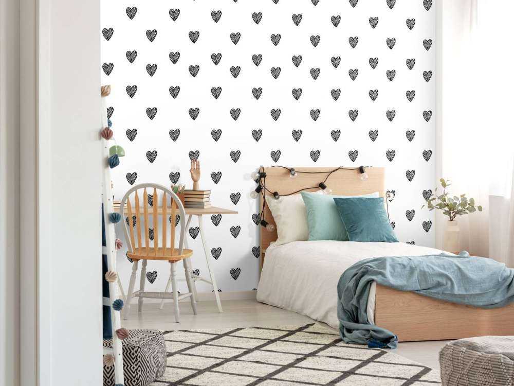 Cuori neri disegnati