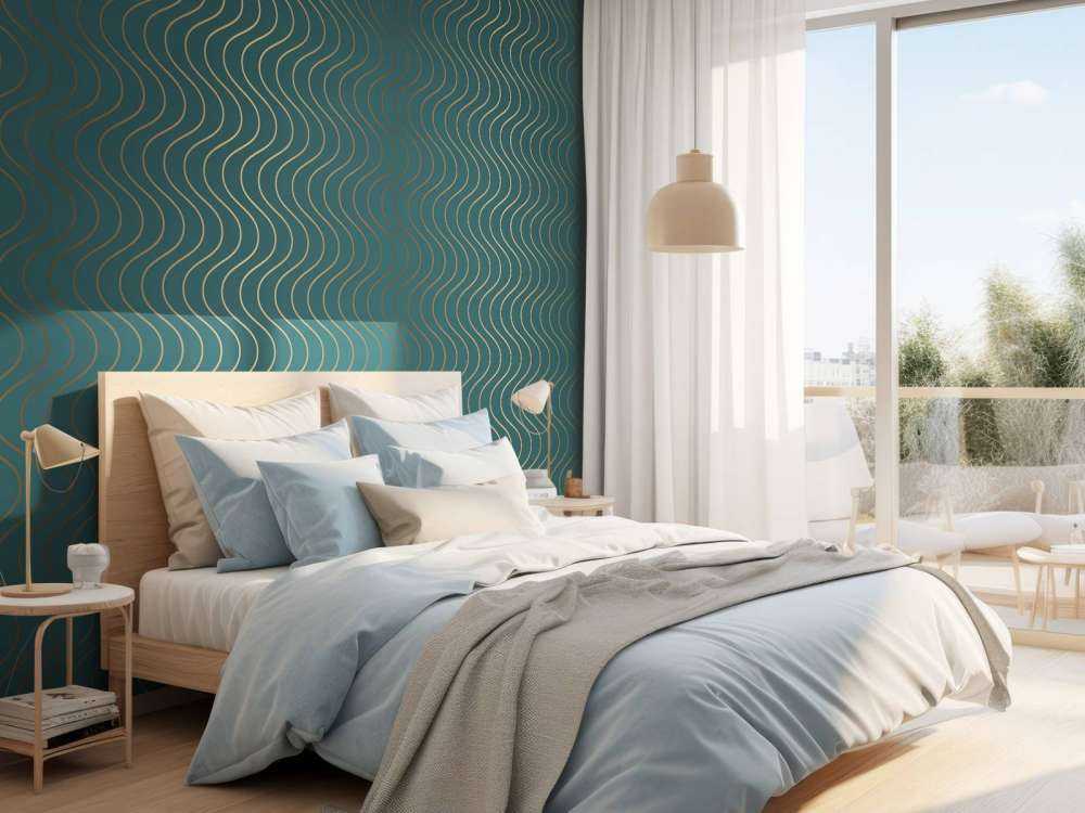 Motivo ondulato in alzavola