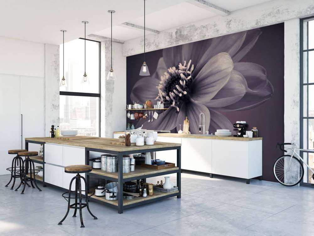 Fiore di dalia scuro