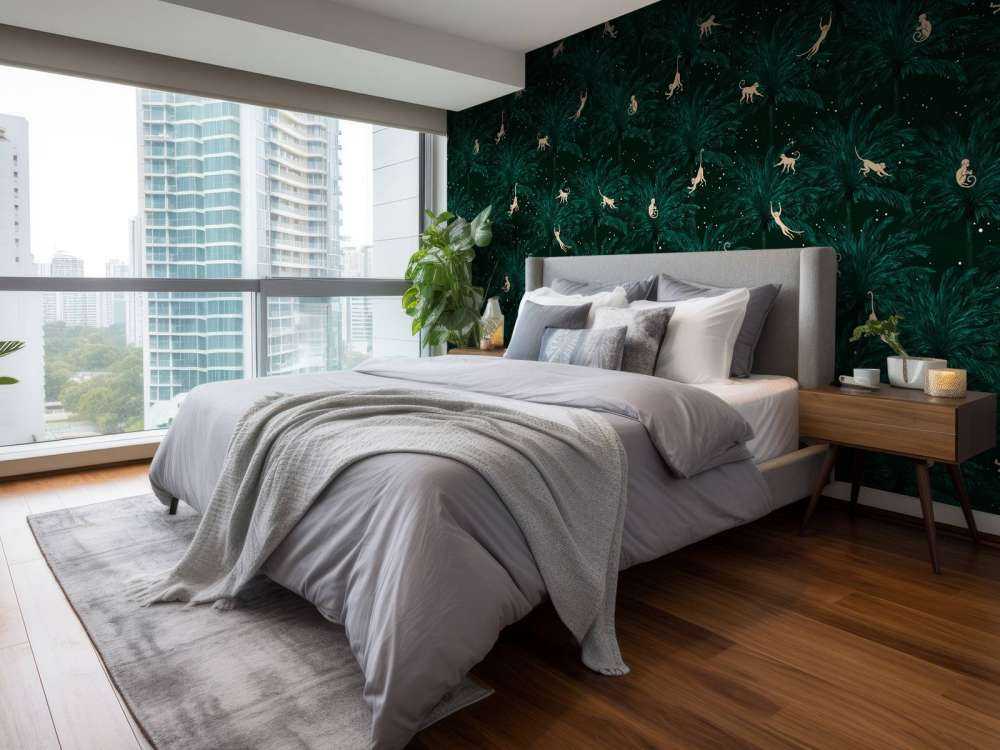 Scimmie tropicali - verde