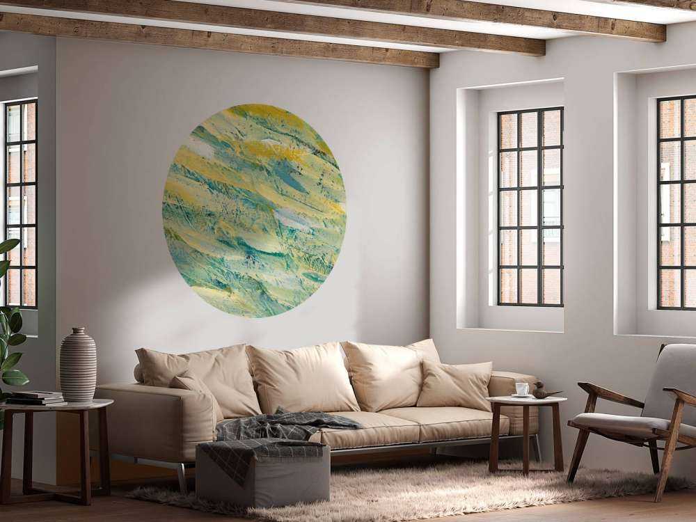 Strisce di vernice colorata