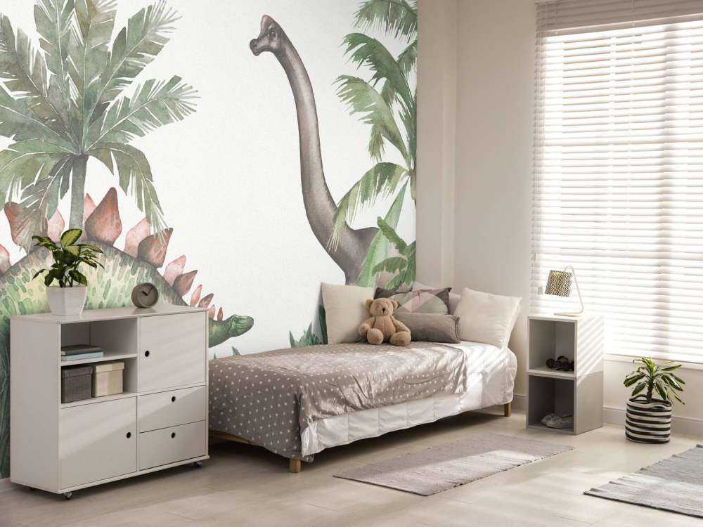 Dinosaurussen in de jungle