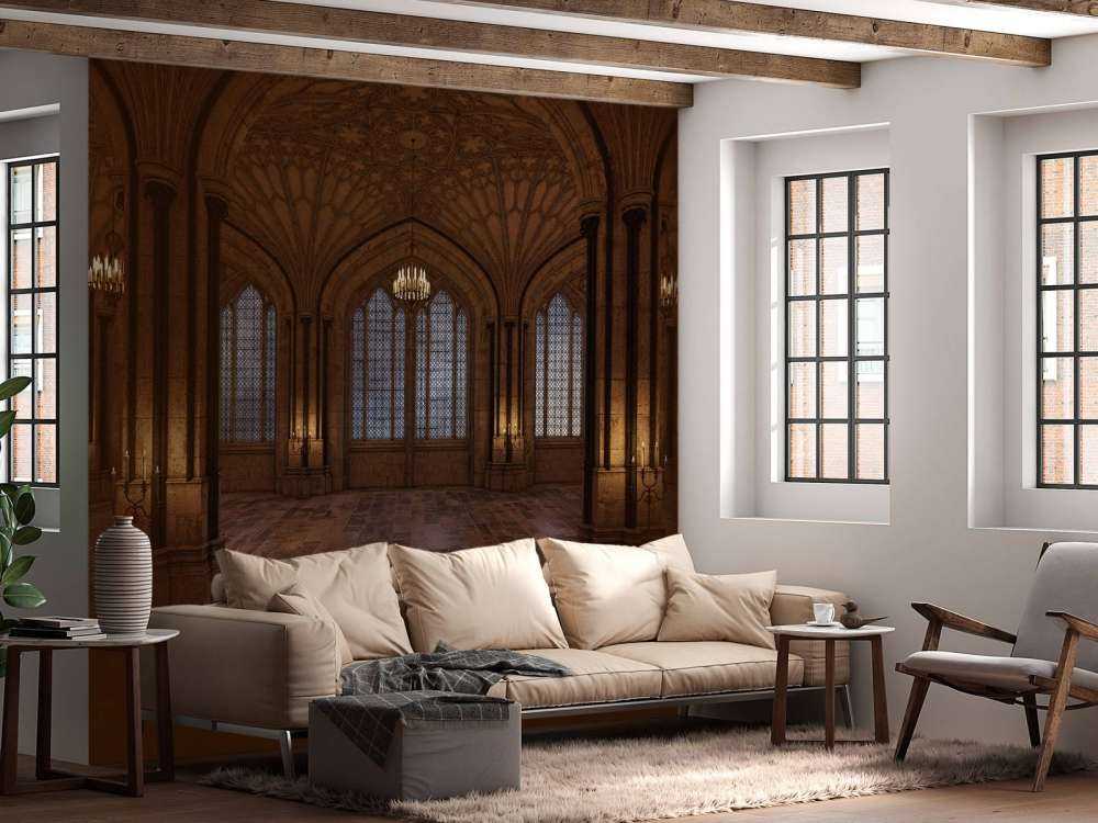 Corridoio del castello in 3D