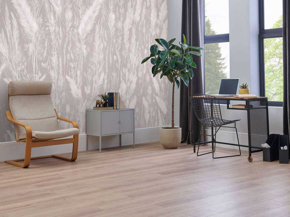 Parete di erbe di campo - taupe