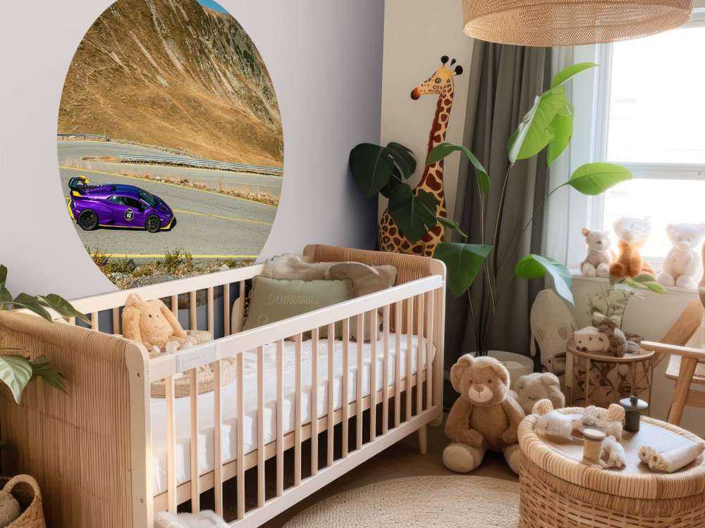 Lamborghini Huracán su una strada di montagna