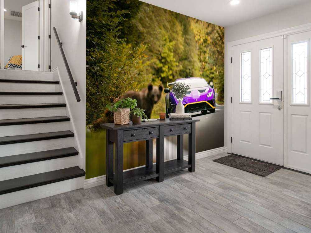 Lamborghini vs. natura selvaggia