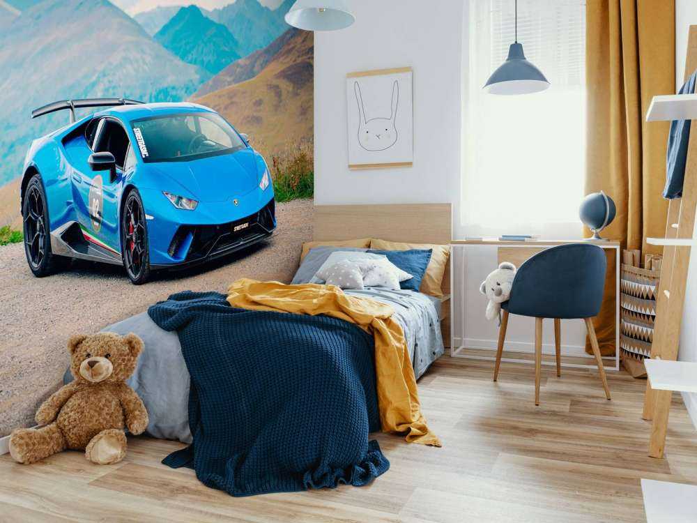 Lamborghini Huracán STO in montagna