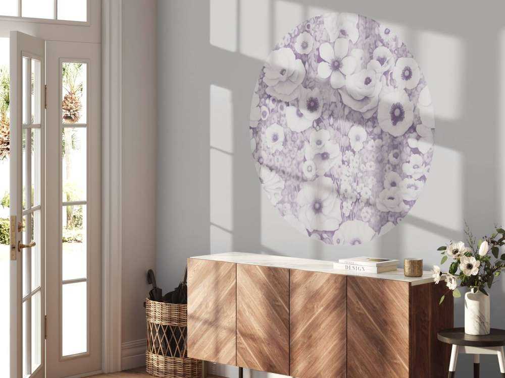 Racconto di Papavero Monocromatico Rosa