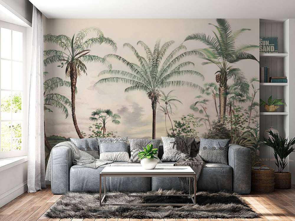 Tropicali Romantici Verde Scuro