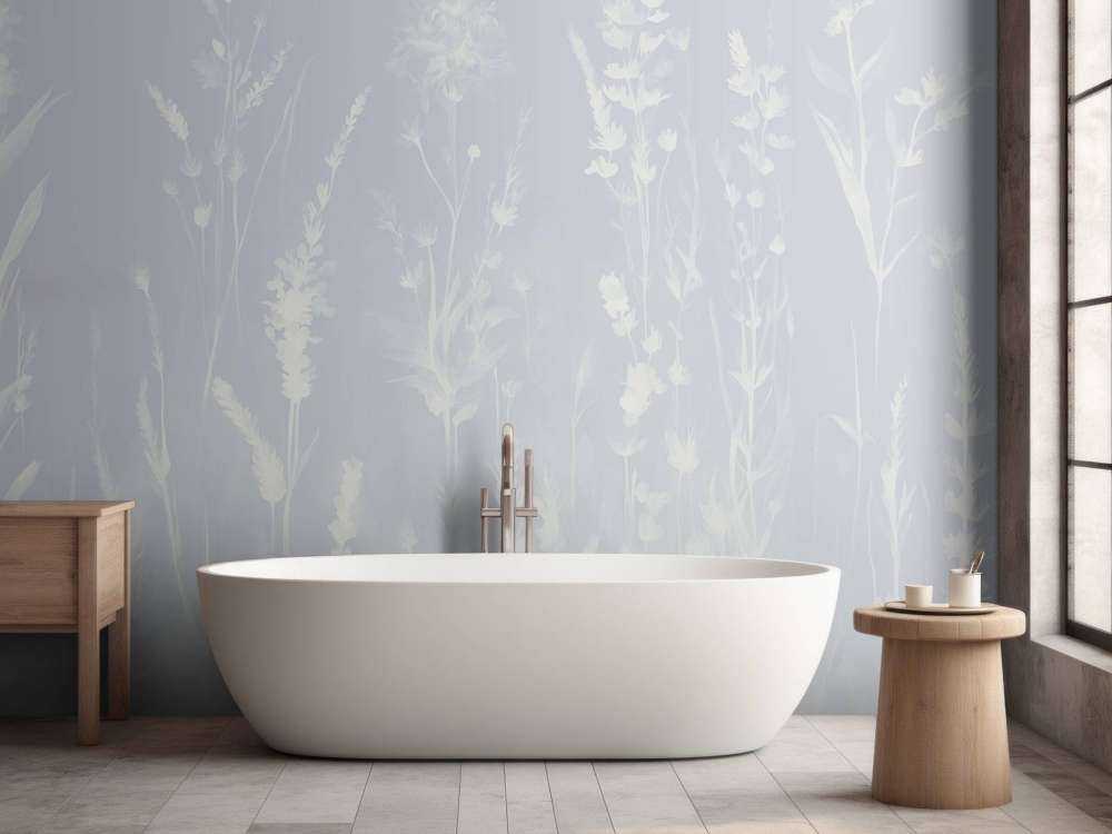 Lavanda Radura Senza Giunte Blu Polveroso