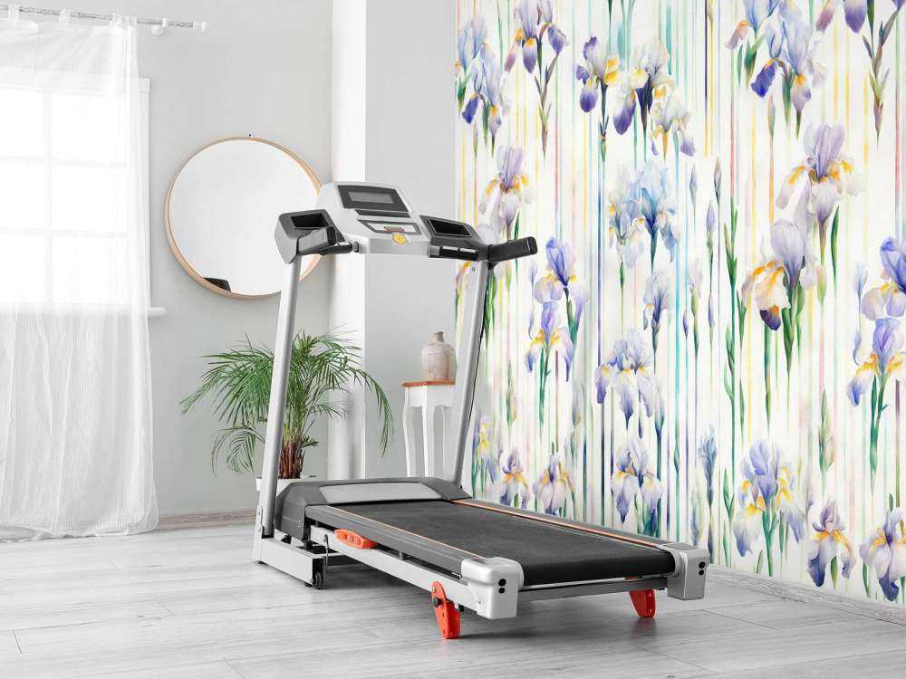 Iris e Strisce Pastello Senza Giunzioni