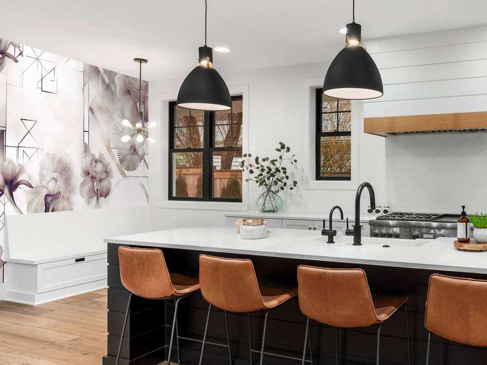 Acquerello Geometria Marrone