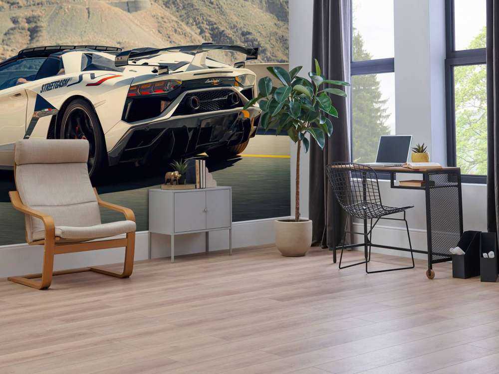 Supercar su passo montano