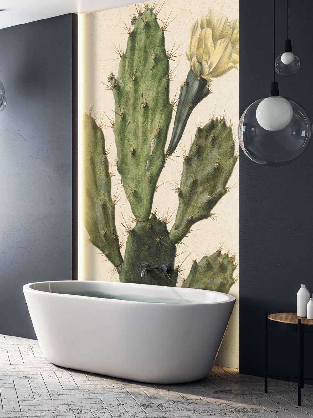 Cactus di fico in fiore