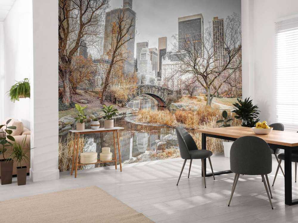 Parco centrale in inverno