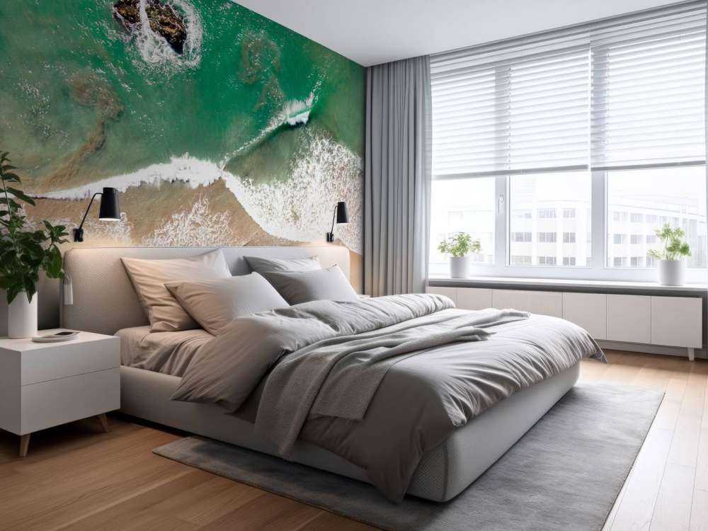 Spiaggia con le onde