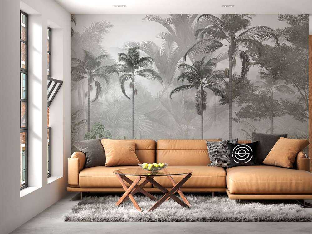 Bosco di Palme Nebbioso