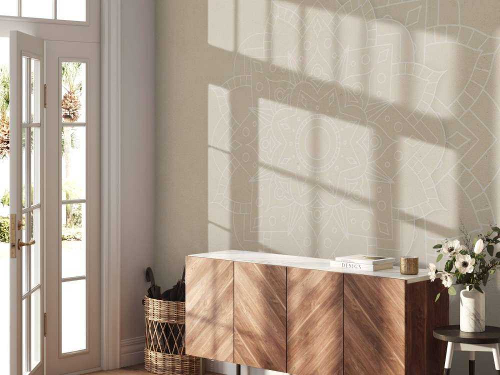 Atmosfera di mandala beige