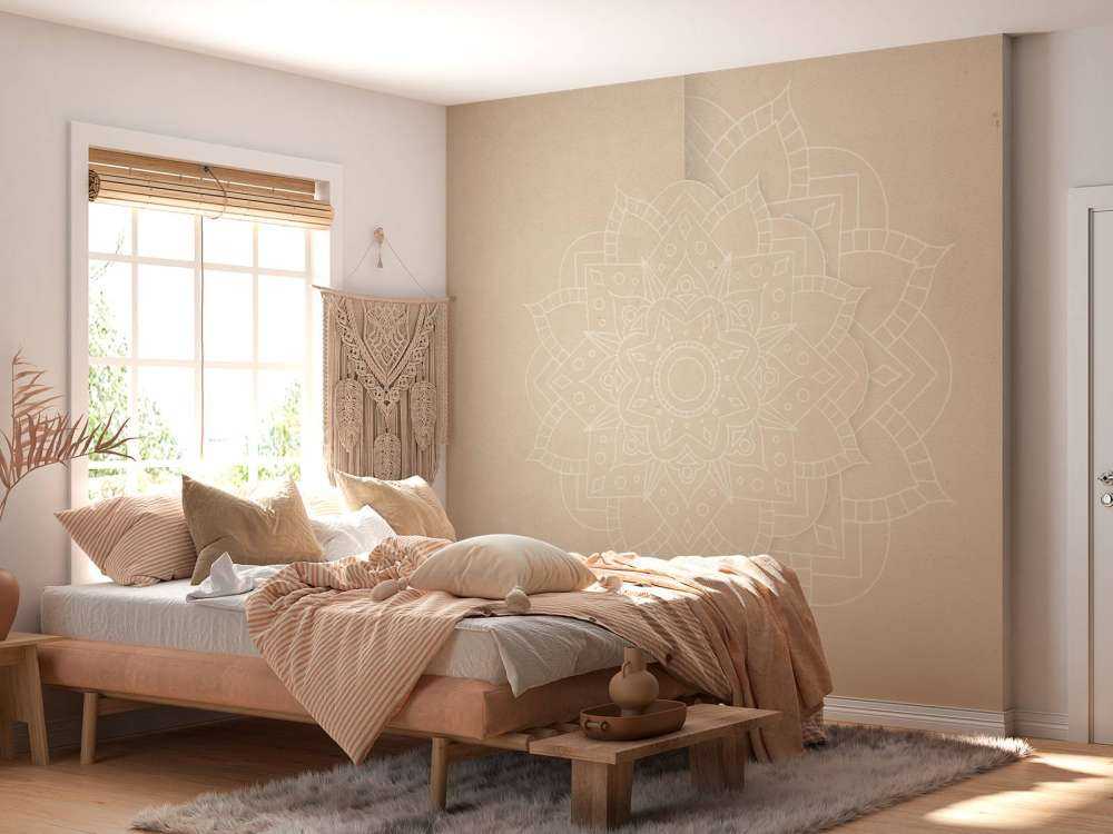 Atmosfera di mandala beige