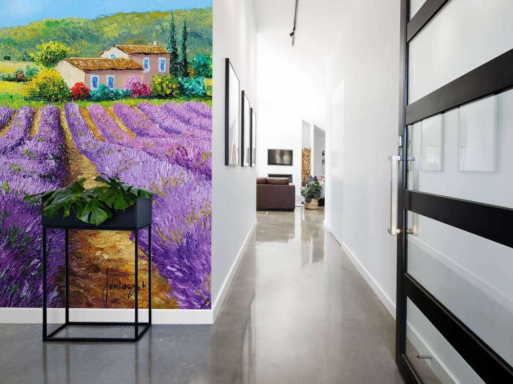 Lavender under linden