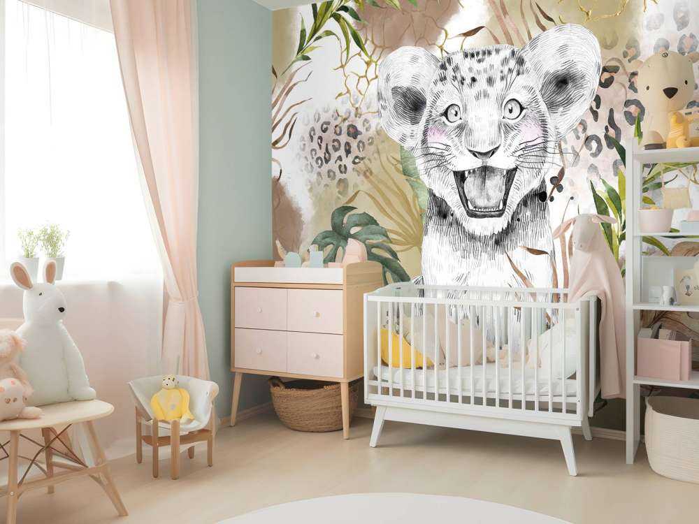 Piccolo leone di Savana