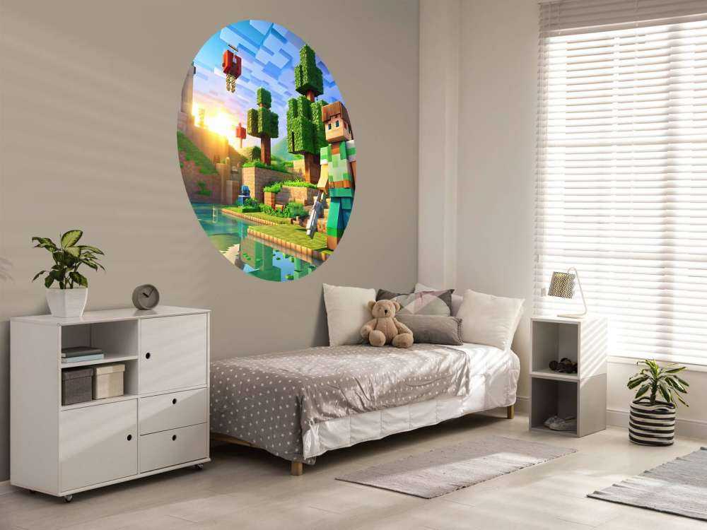 Tramonto nella valle a blocchi