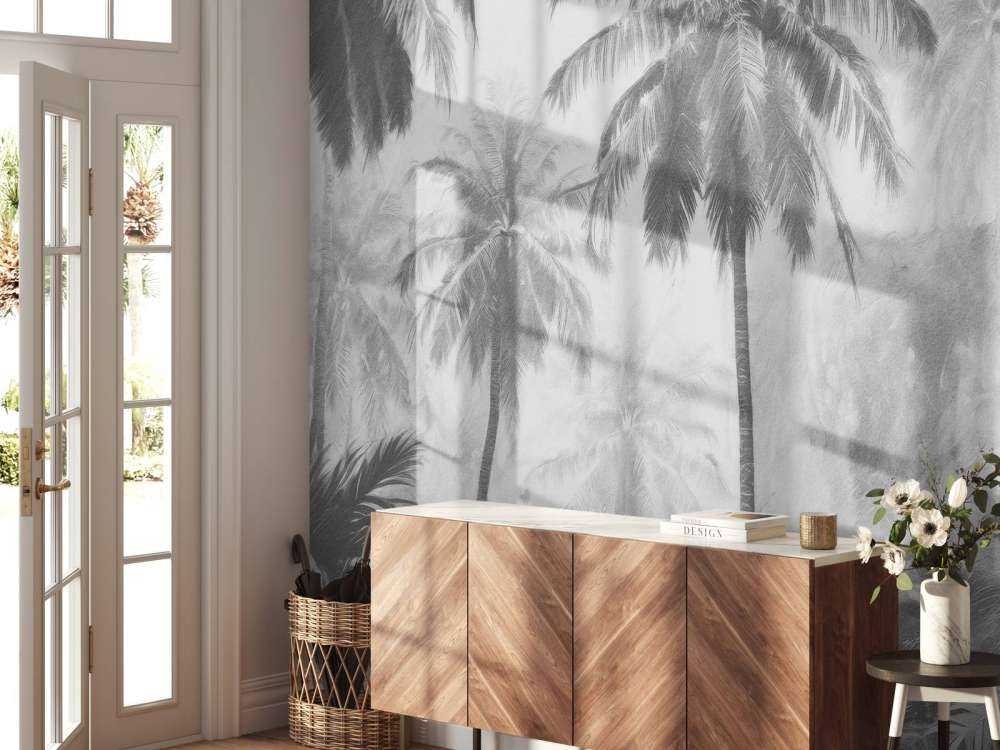 Foresta di Palme Nebbiosa