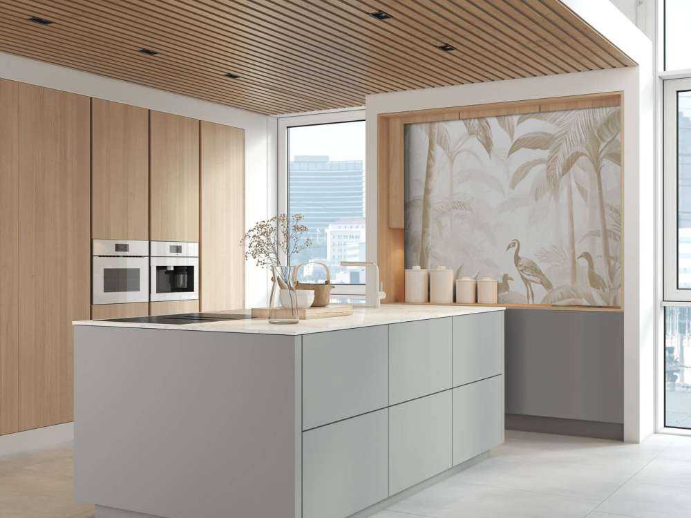 Giungla Nascosta con Ibis, taupe