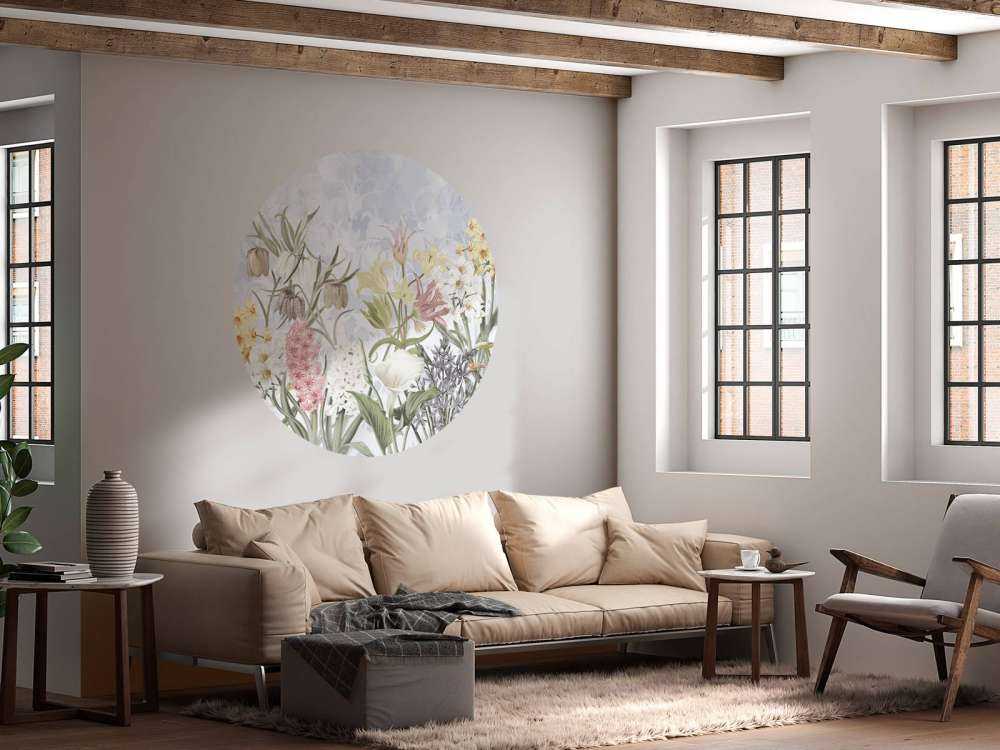 Fiori di Primavera - Blu Cielo Morbido